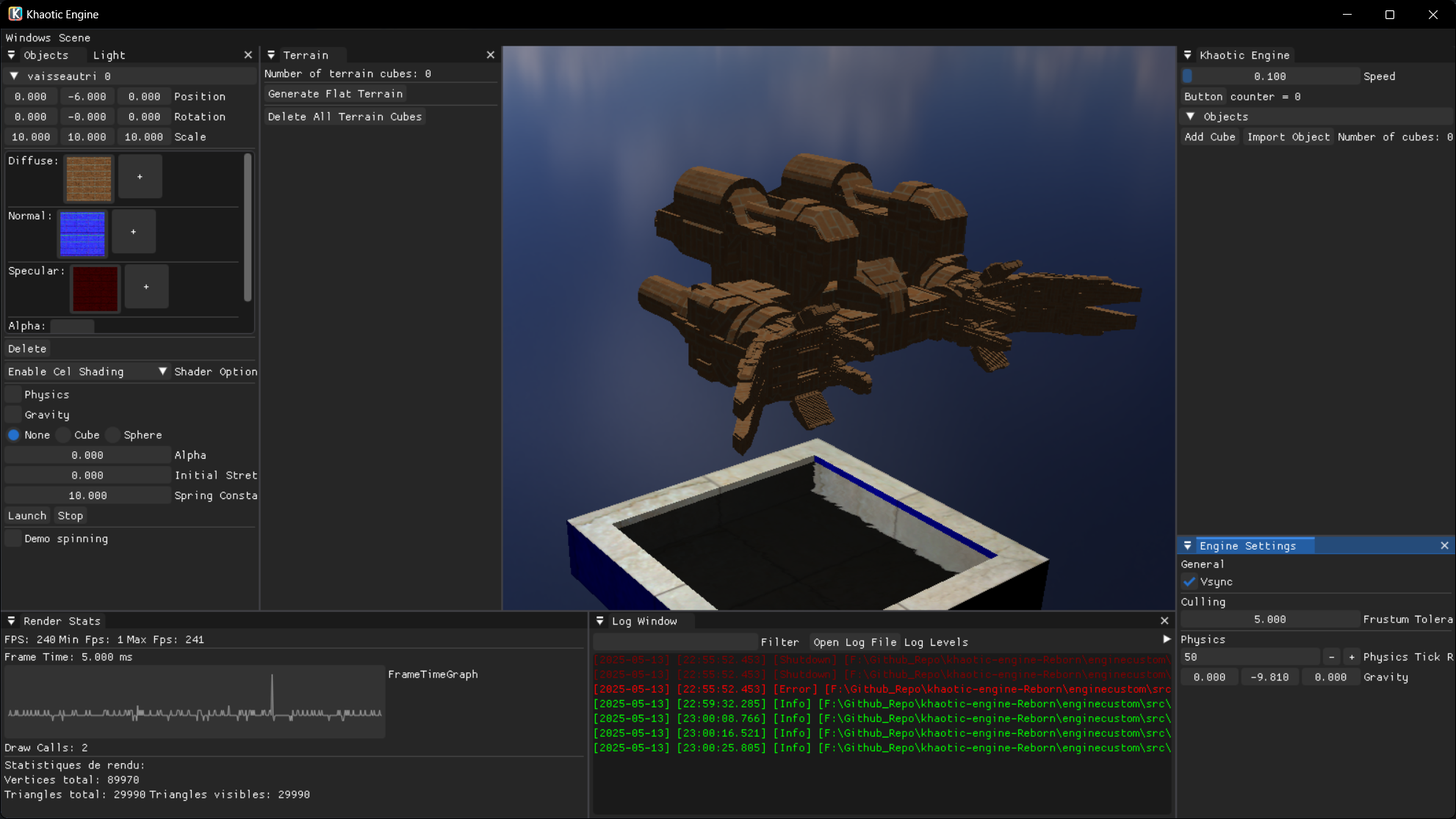 Editeur de scene dx11